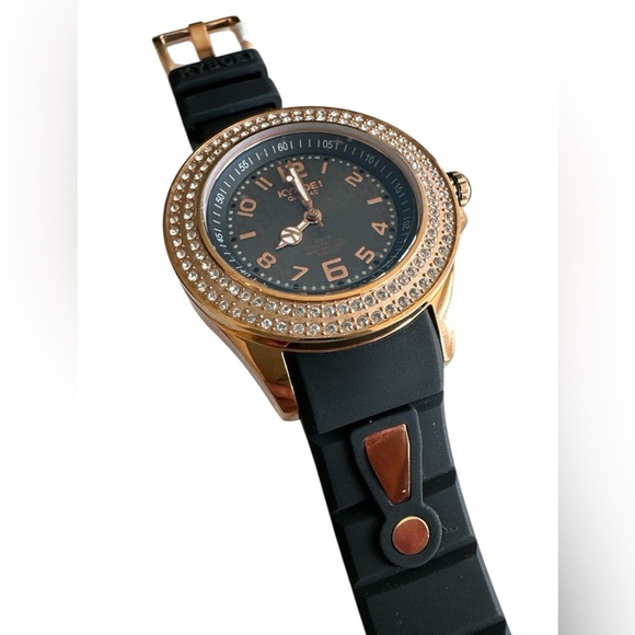 KYBOE! Women's Radiant Passion Swarovski Crystal Sport Watch 40mm Black - Picture 5 of 10